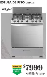 Whirlpool - Estufa De Piso