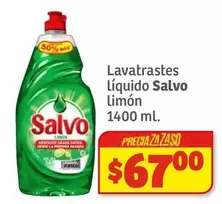 Salvo - Lavatrastes Liquido Limon