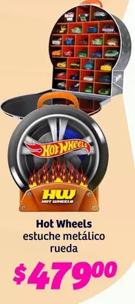 Hot Wheels -  Estuche Metalico Rueda