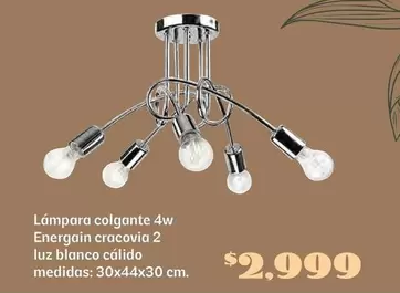 Luz - Lámpara Colgante 4w Energain Cracovia 2
