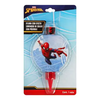 Vela Magica Party Spider Man Pza - Party